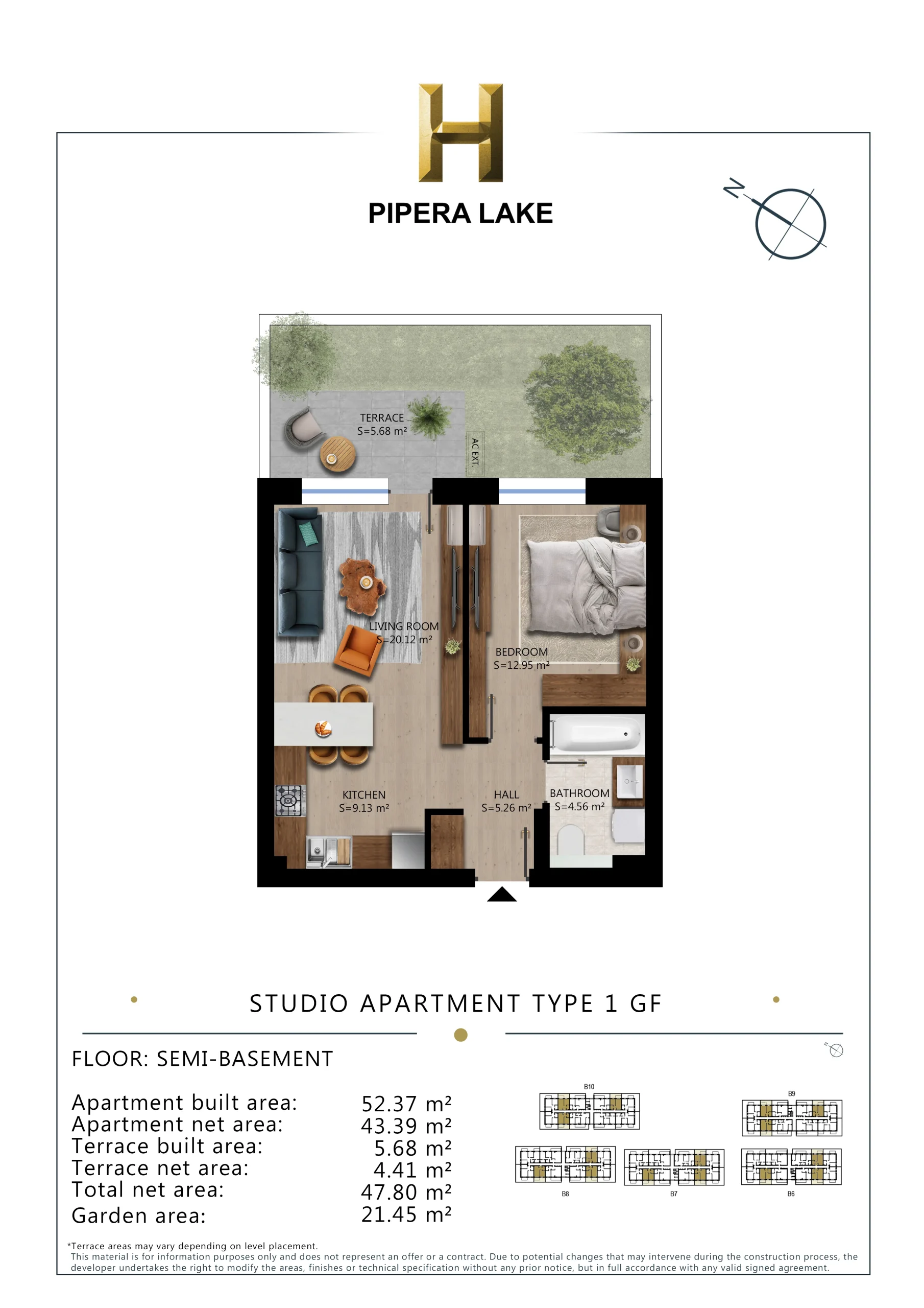 Studio type 1 GF