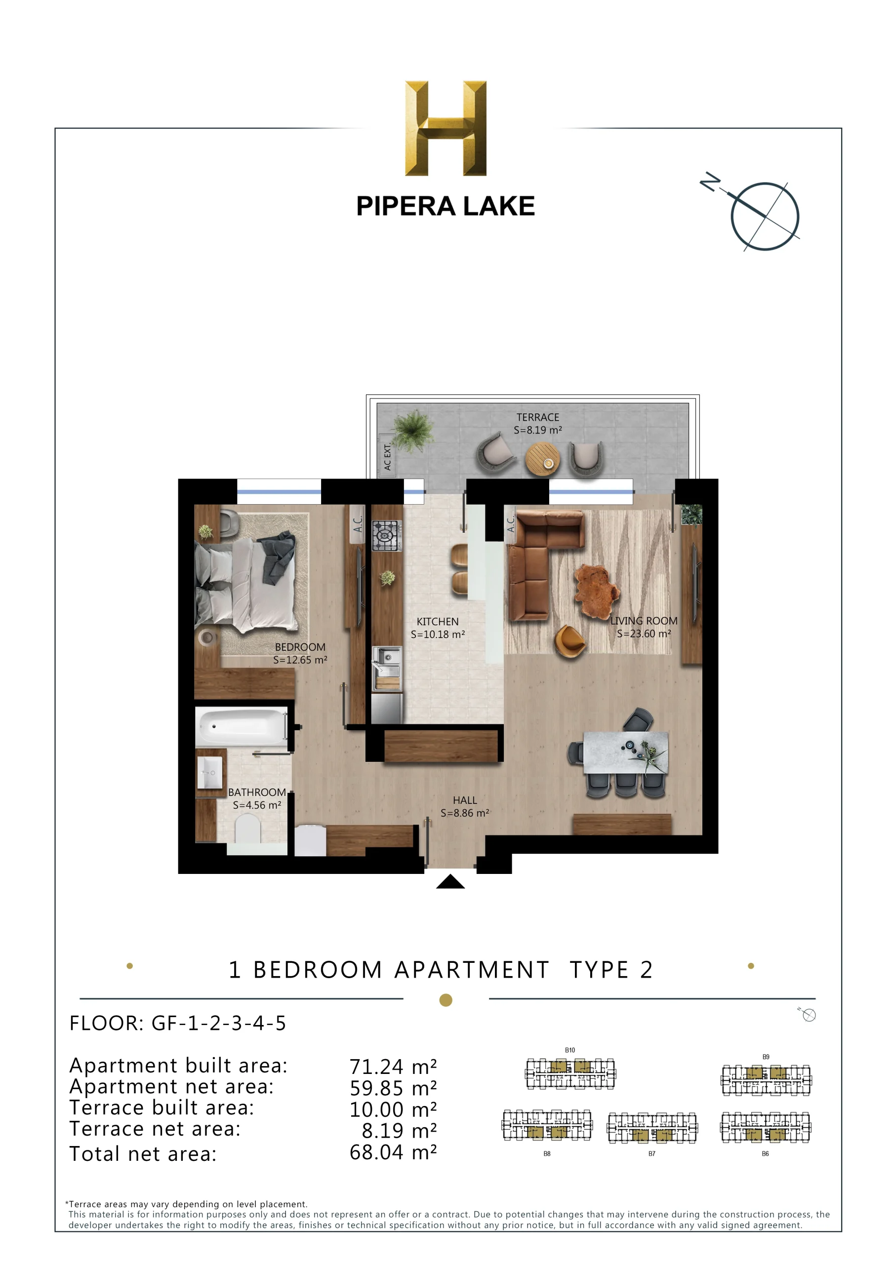 1 Bedroom type 2